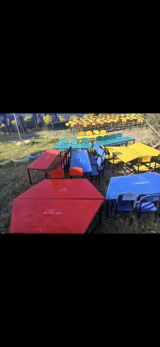 Kindergarten Table with Seats